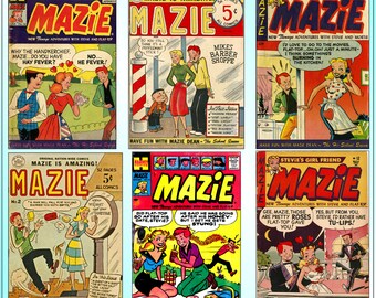 Comic books - Golden Age - Mazie - issues 1 to 26 and 28 - Digital download