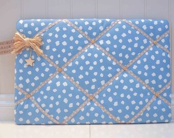 40 x 60cm Fabric Memo Board - Pin - Display - Photo - Picture - Notice Board - Kitchen - Nan Christmas gift - Mum Xmas present - Handmade