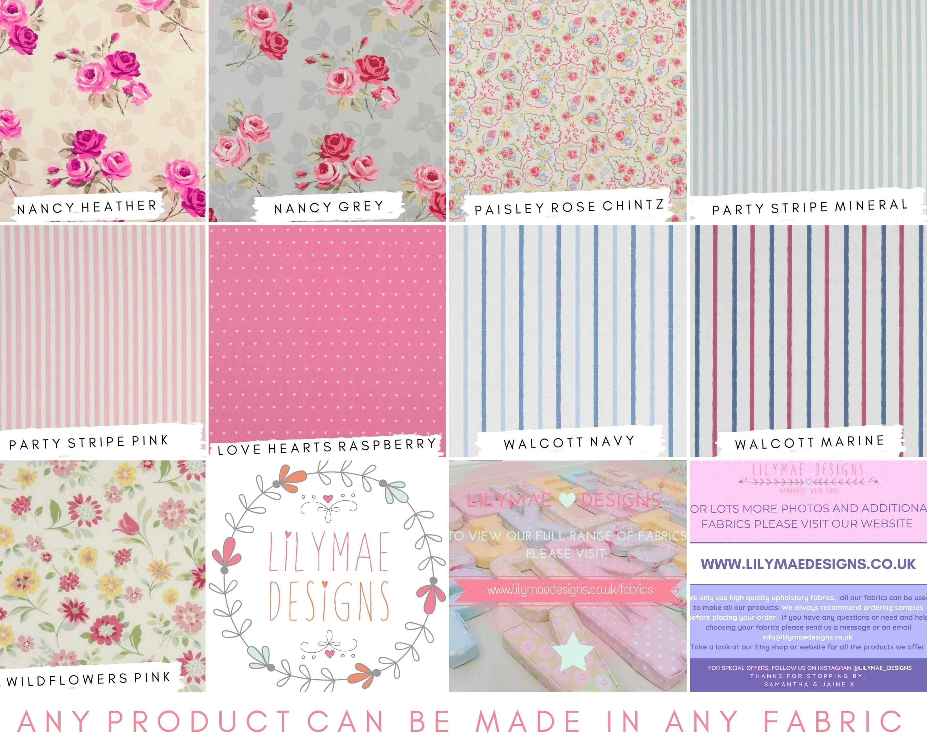 30cm Tall Extra Large Fabric Letters Nursery Home Play Etsy UK