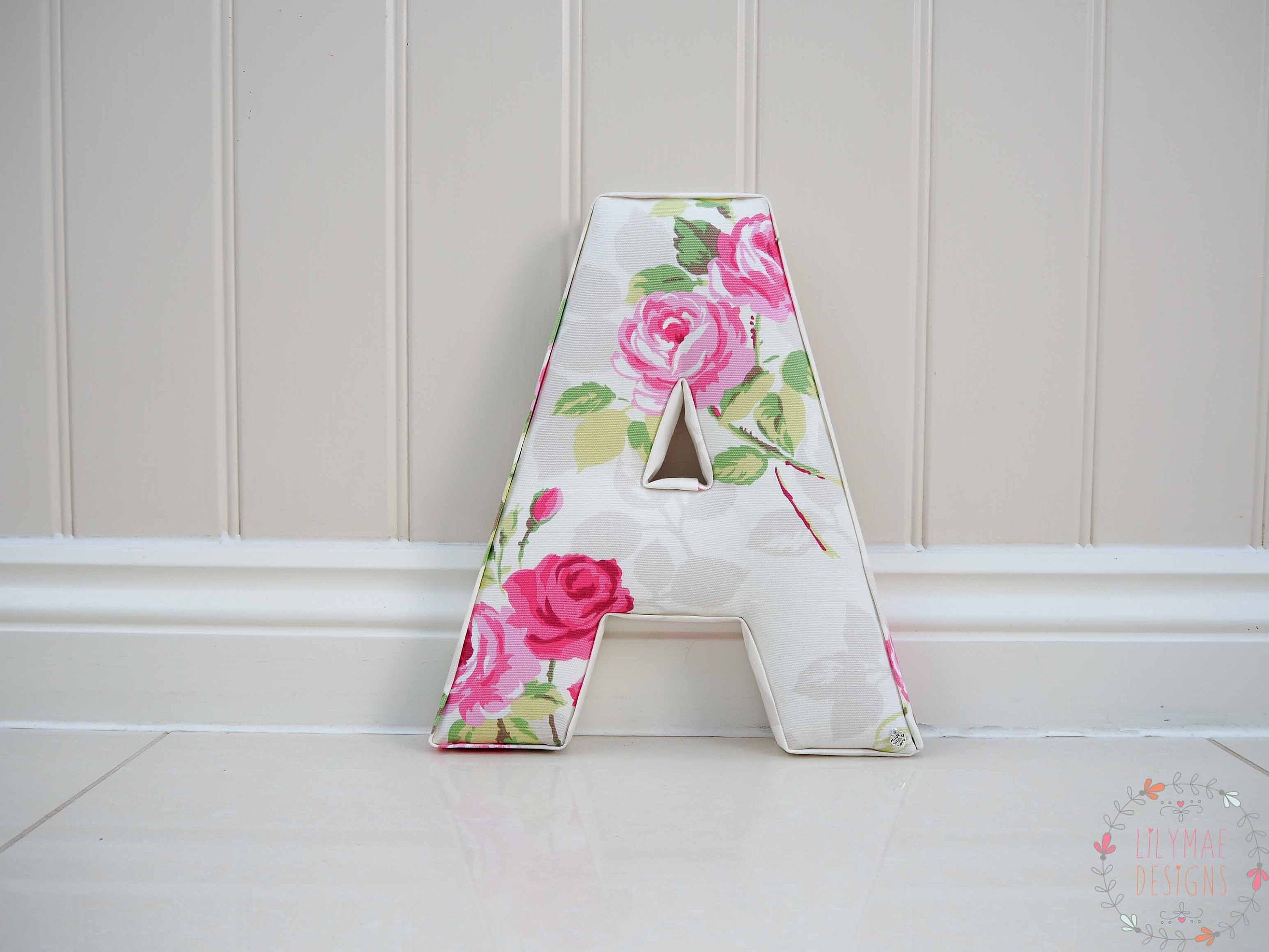 30cm Tall Extra Large Fabric Letters Nursery Home Play Etsy