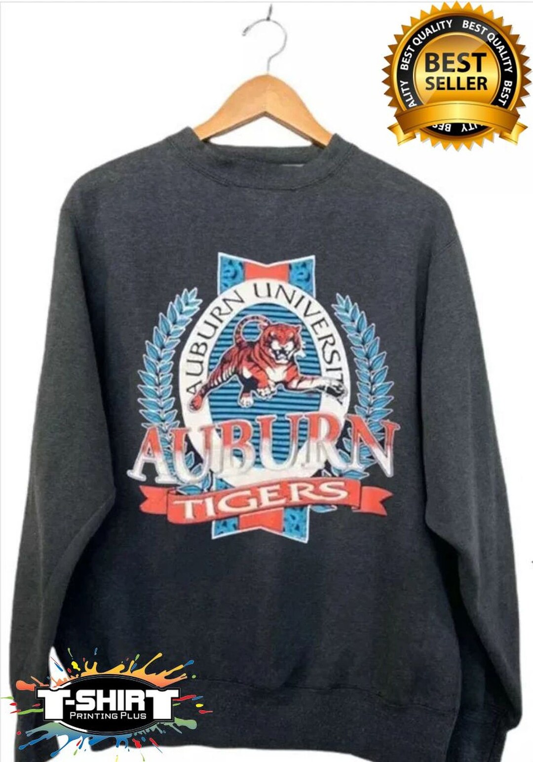 Sweat Auburn Tigers vintage des années 1990 - Signal Sport USA