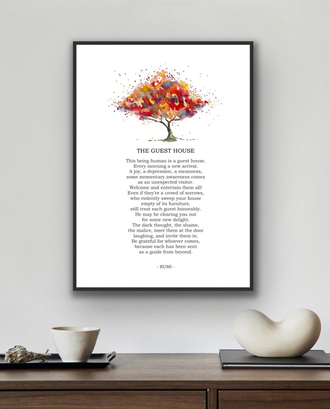 The Guest House by Rumi, Instant Download, Printable, Everyday ...