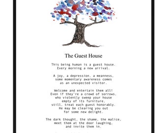 The Guest House by Rumi Digital Instant Download Printable Etsy The Guest House by Rumi Digital Instant Download Printable Etsy