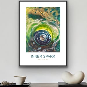 Artwork, printable, instant download, inner spark, poster, cards, stickers, oracle card deck,  artwork, food for the soul art, home decor