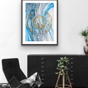 Intuitive artwork, printable, digital download, poster, spiritual wall decor, healing artwork, oracle carddeck, soul awakening, healing art