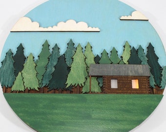 Cabin in the Woods - Wall Art
