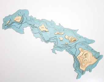 Hawaii Map Sign - Customizable