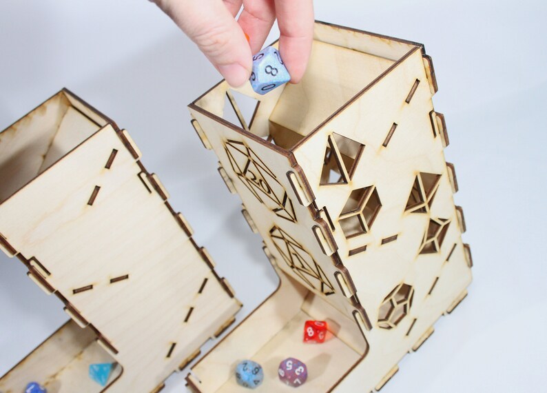 Dice Tower Kit Customizable Etsy