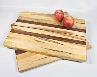 Cutting Board - Maple, Walnut, Purple Heart