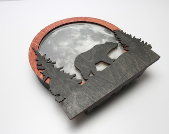 Bear and Moon Light-Up Sign *new design!*