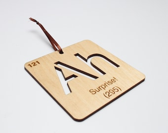 Ah Element of Surprise - Funny Element Ornament