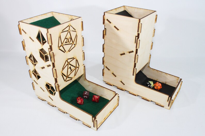 Dice Tower Kit Customizable Etsy