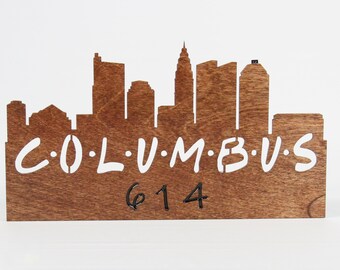 Columbus Skyline - 614 - Back Lit