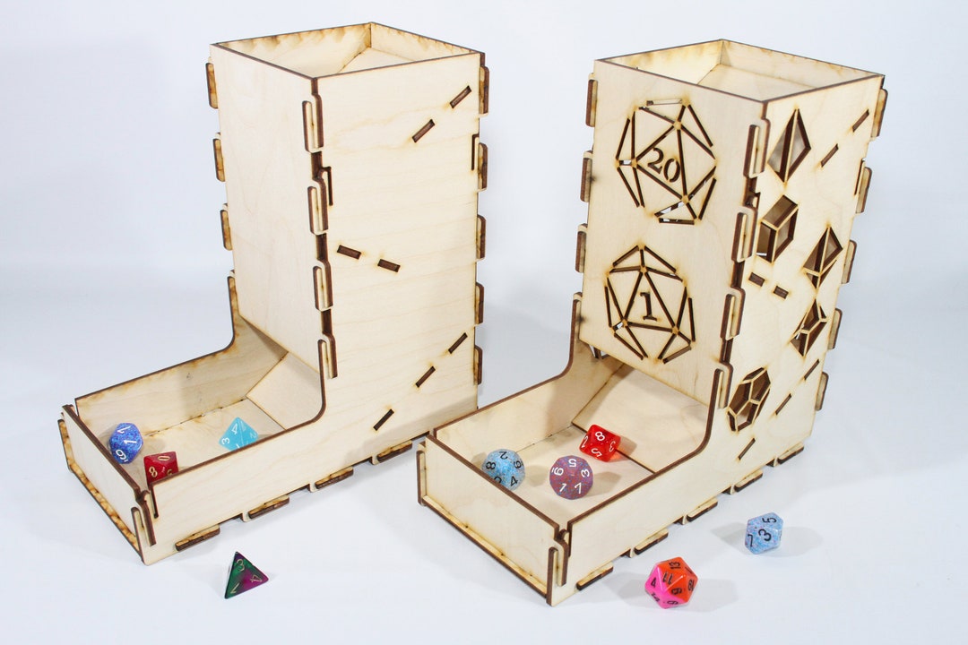 Dice Tower Kit Customizable Etsy