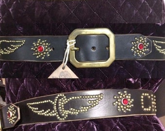 未使用展示品】スタッズベルト 50'sスタイル ロカビリー 未使用展示品