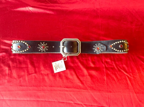 Handmade Studded Jeweled Rockabilly Motorcycle Belt - Etsy