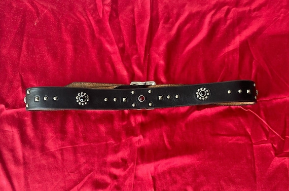 Brando Studded Jeweled Rockabilly Motorcycle Belt - Etsy