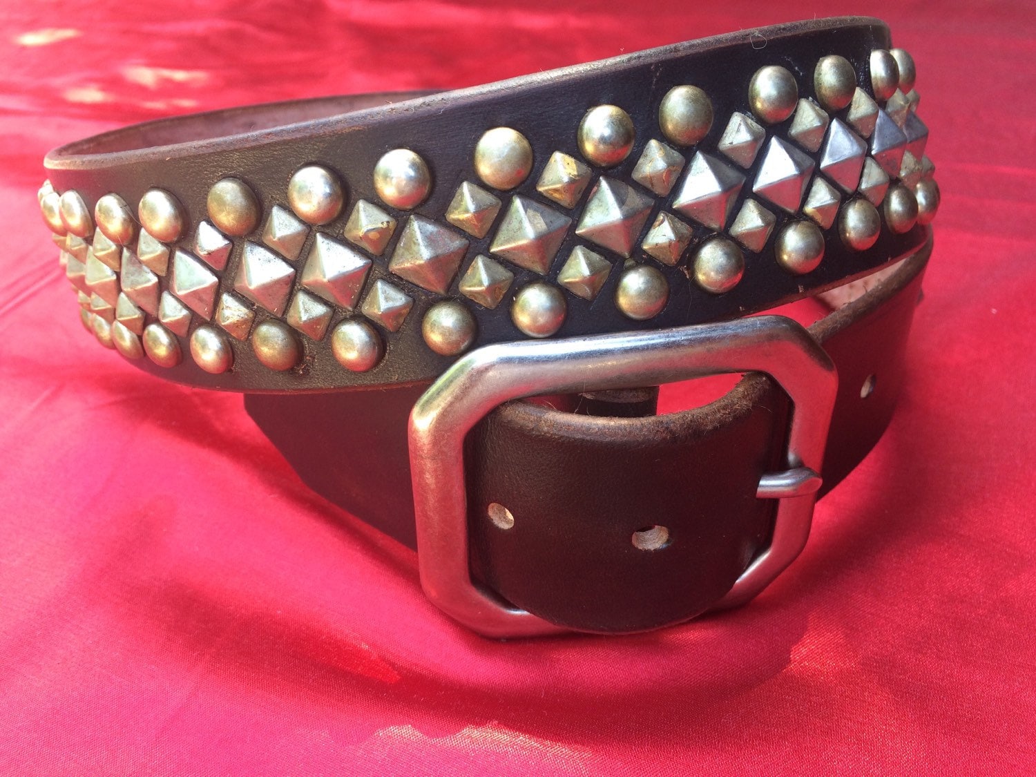 Studded Rocker, Rockabilly, 77 Punk Belt - Etsy