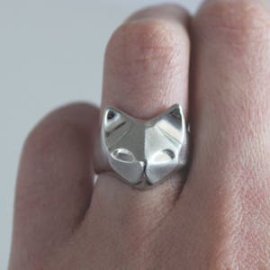 Cat Ring, cat lover gift, Egyptian Cat ring, Geometric Cat Ring, Cat jewelry, cat ring, sphynx cat, sphynx ring, Christmas gift