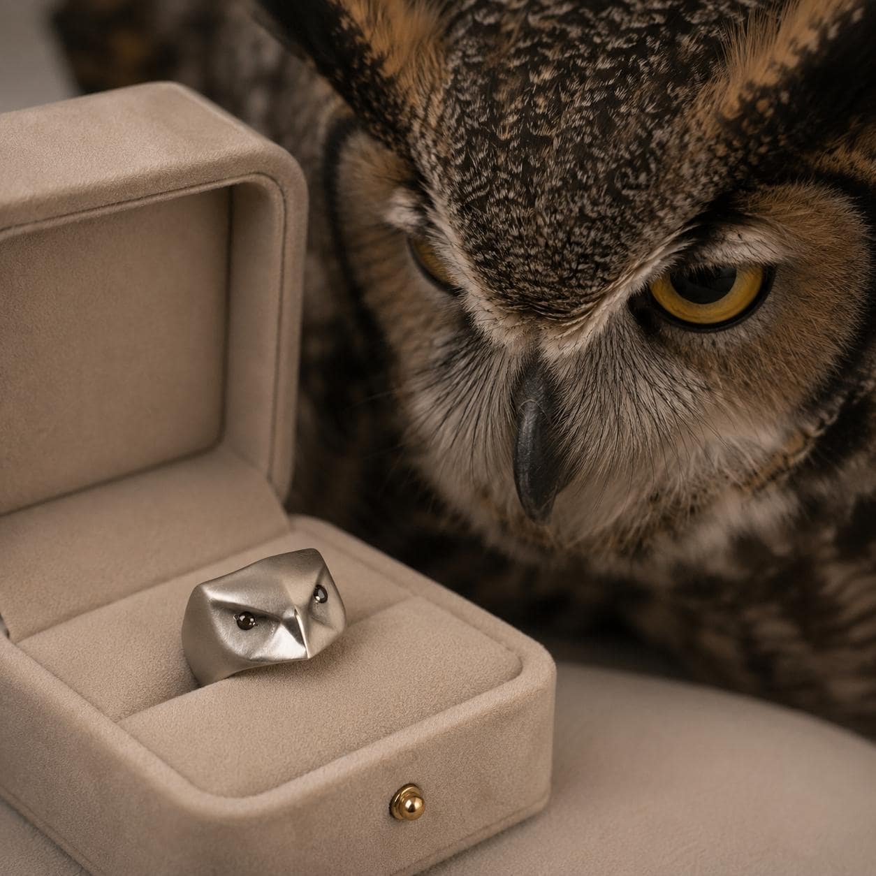 dog state アニマルリング 梟 Horned Owl Ring dog state アニマルリング 梟 Horned Owl Ring dog state アニマル