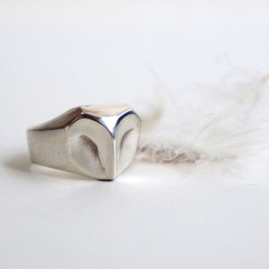 Uilring, kerkuil sterlingzilveren ring, zilveren uil, dierlijke sieraden, cadeau voor haar, uilsieraden, uiltotem, kerstcadeau
