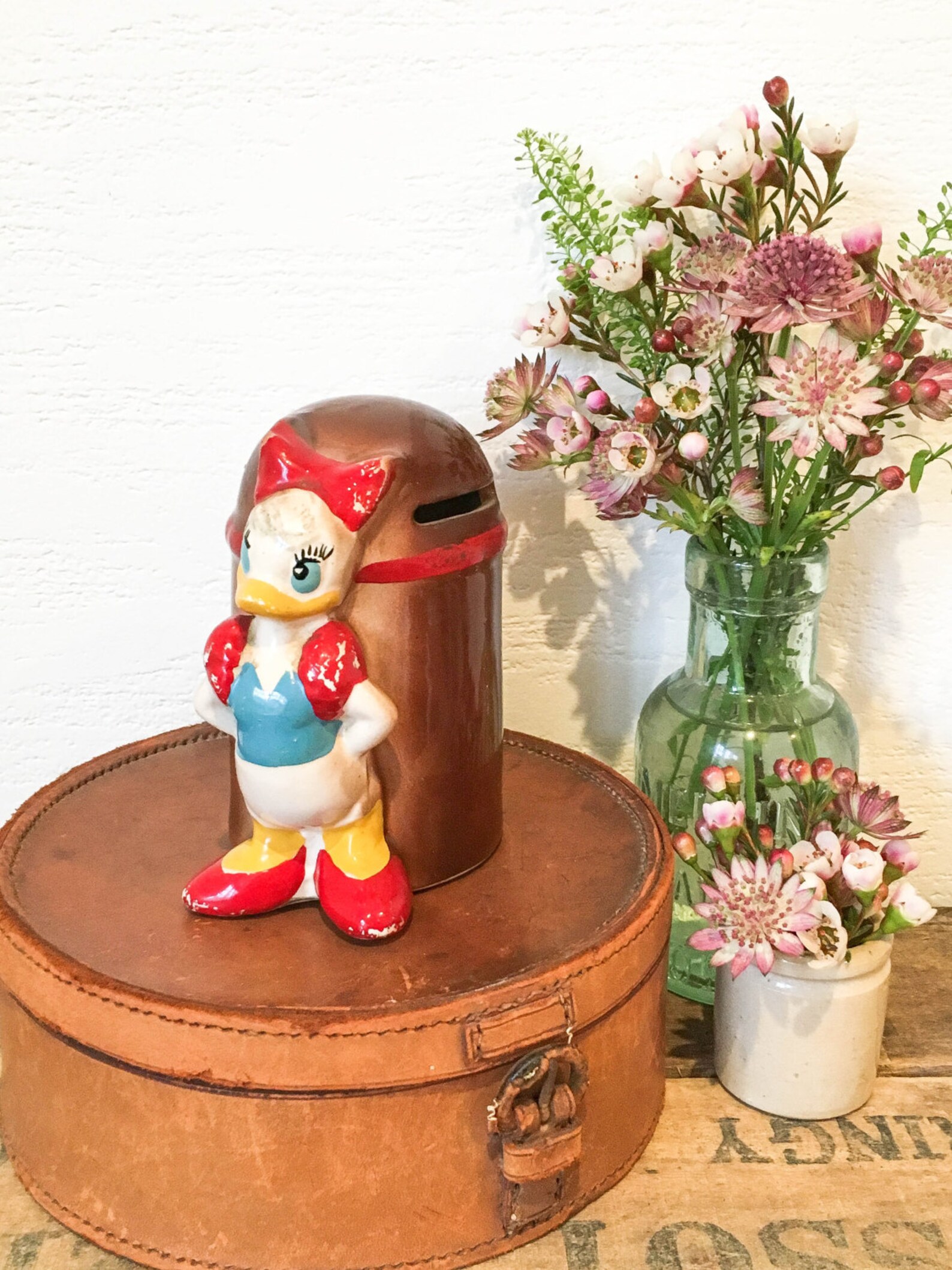 Vintage Walt Disney Daphne Duck Ceramic Money Box Etsy