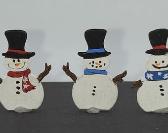 1:48 scale yard snowman