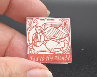 1:12 Christmas album with photos or standing soda Santa