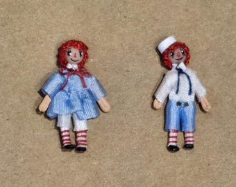 Kit de muñeca Raggedy Ann o Andy a escala 1:48