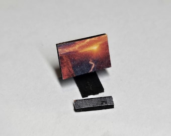 Kit de ordenador de oficina a escala 1:48