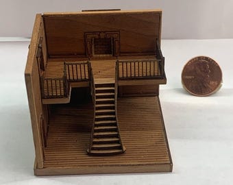 1:144 Saloon kit - 2 level with staircase