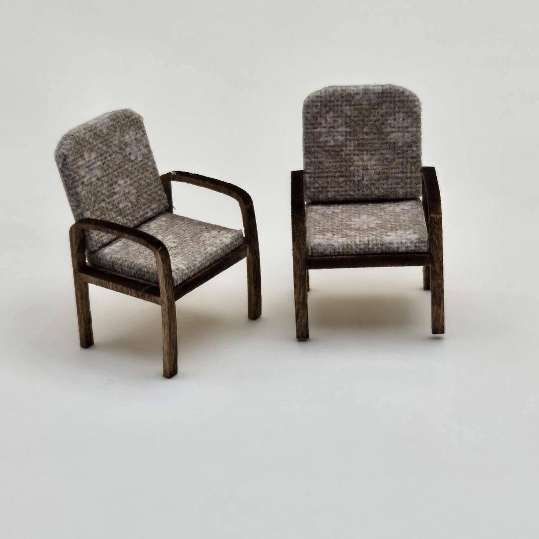 1:48 Scale Office Chairs Kit Set of 2 - Etsy