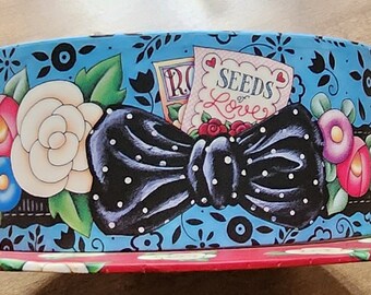 Vintage Mary Engelbreit Hat Box: Seeds of Love Decor **Price Reduced