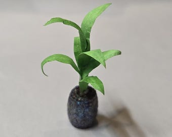 1:48 scale finished Corn Plant in barrel