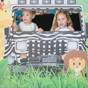 Car Prop, Zebra 4x4, Jungle Theme, Wild One Theme, INSTANT DOWNLOAD ...