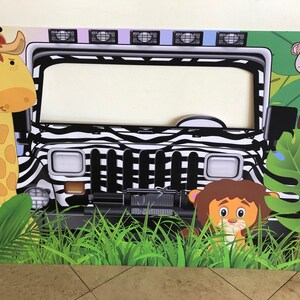 Car Prop, Zebra 4x4, Jungle Theme, Wild One Theme, INSTANT DOWNLOAD ...