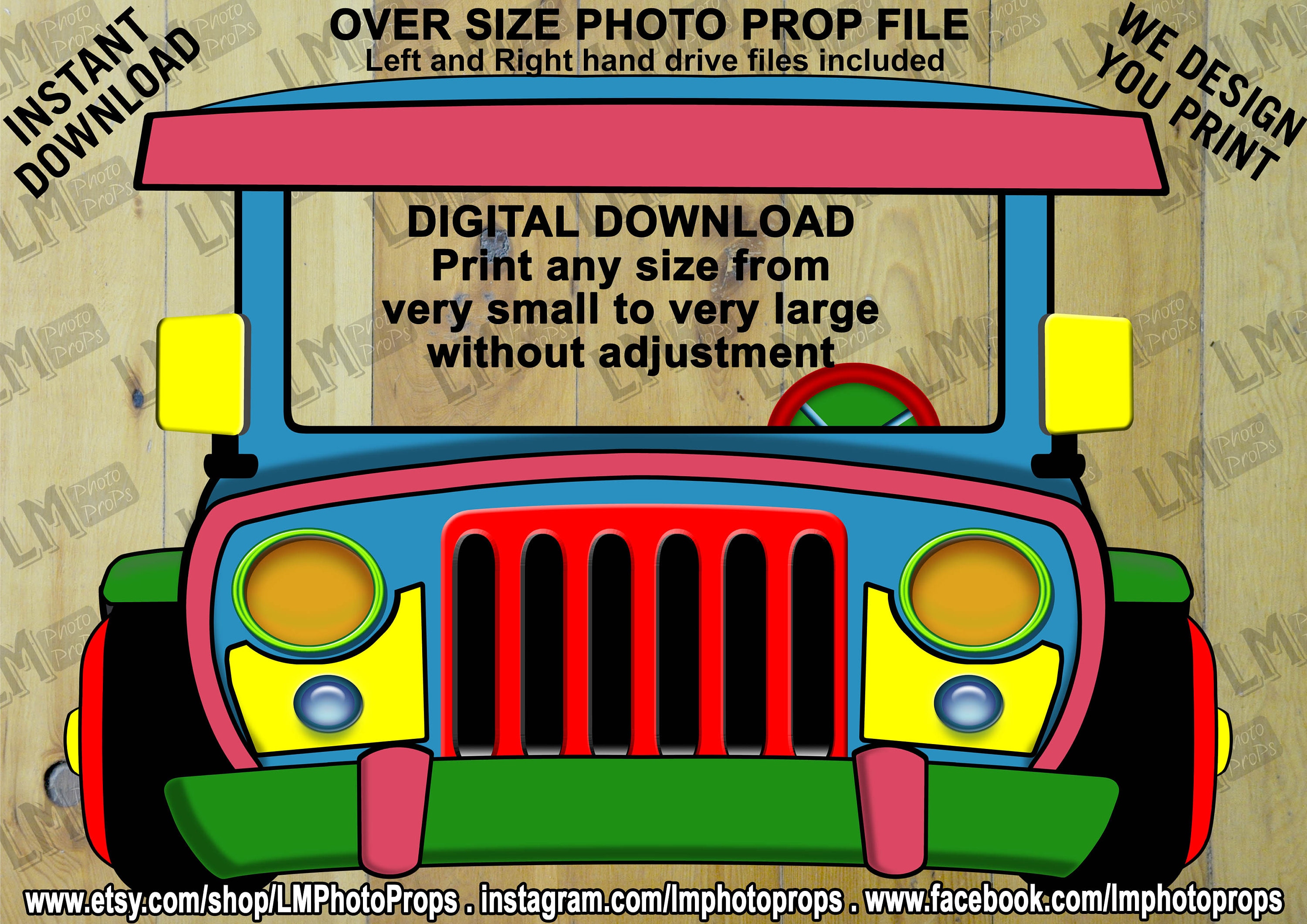 Jeepney Dyipni Giant Car Prop Philippines Public Etsy Australia