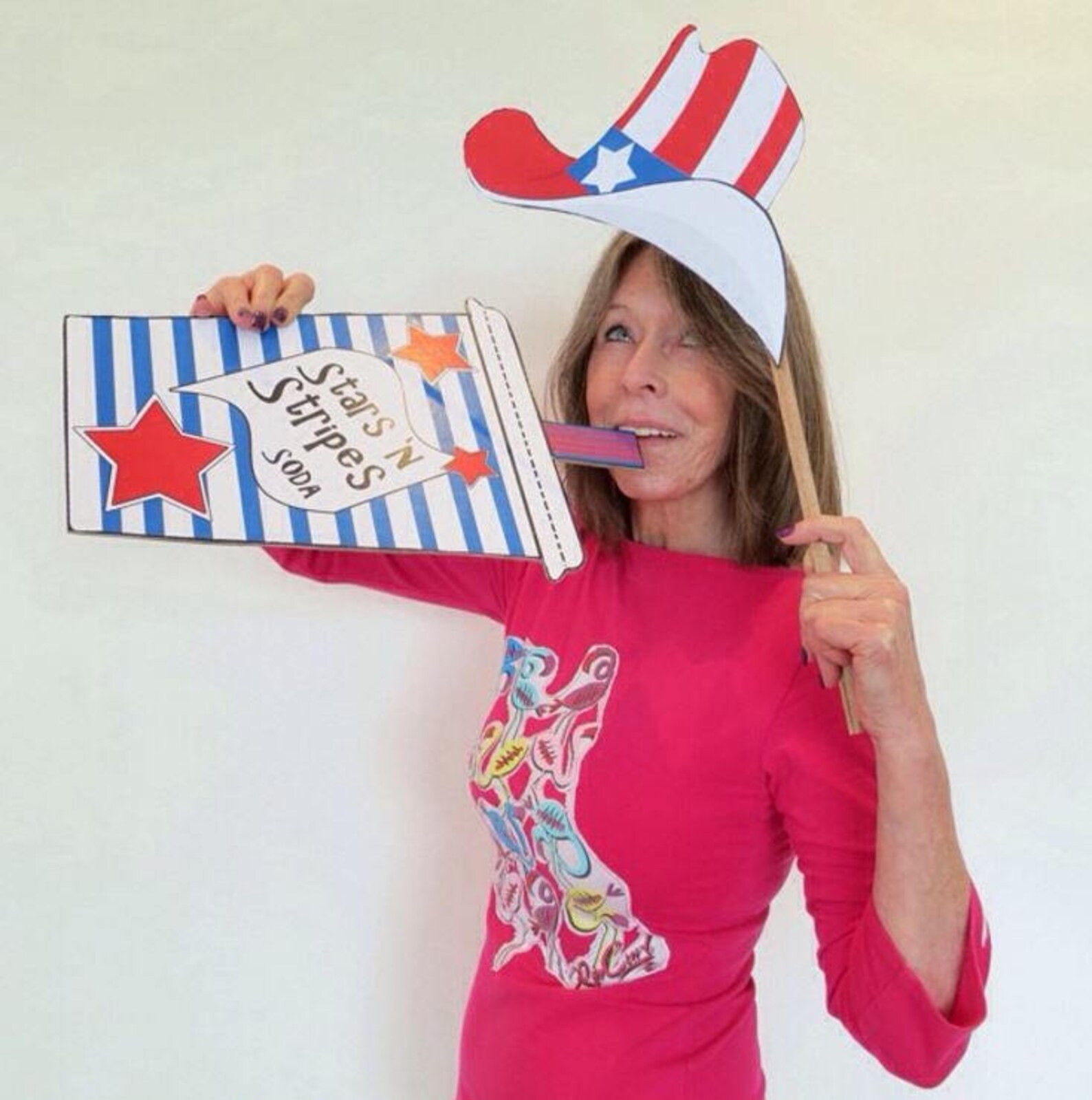Patriotic American Photo Props Patriotic Photobooth Props. - Etsy