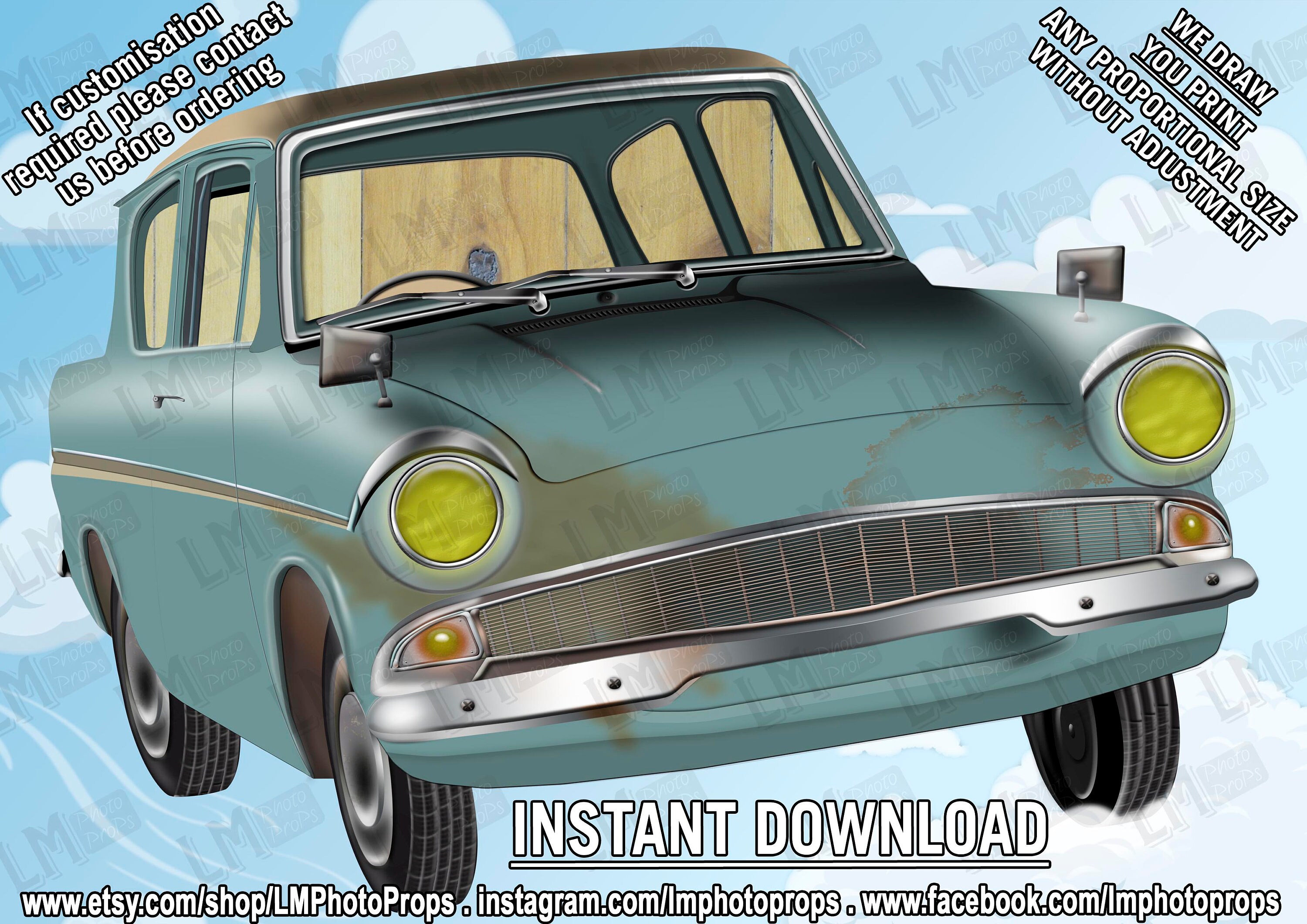 Flying Ford Anglia™ – Mini, Harry Potter