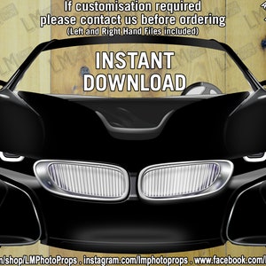 Giant Car Prop Extra Large Car Prop BMW I8 Style INSTANT - Etsy