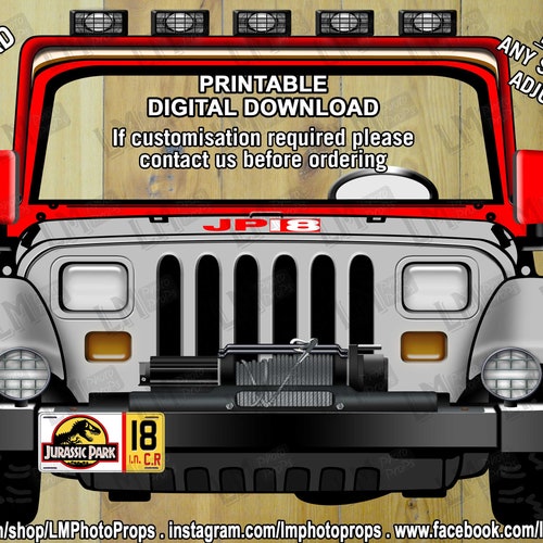 Jurassic 4x4 Jurassic Style DESCARGA INSTANTÁNEA fuera de la carretera DIY jurassic park verde Jurassic 4x4 Jurassic Style DESCARGA INSTANTÁNEA fuera de la carretera DIY