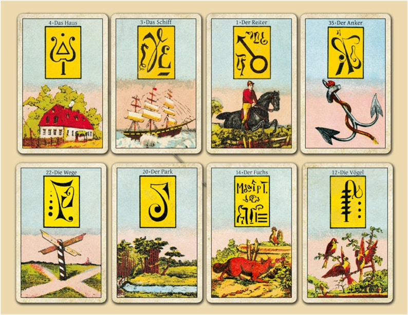 Malkiel S Tacheles Deck With Mystical Symbols Etsy