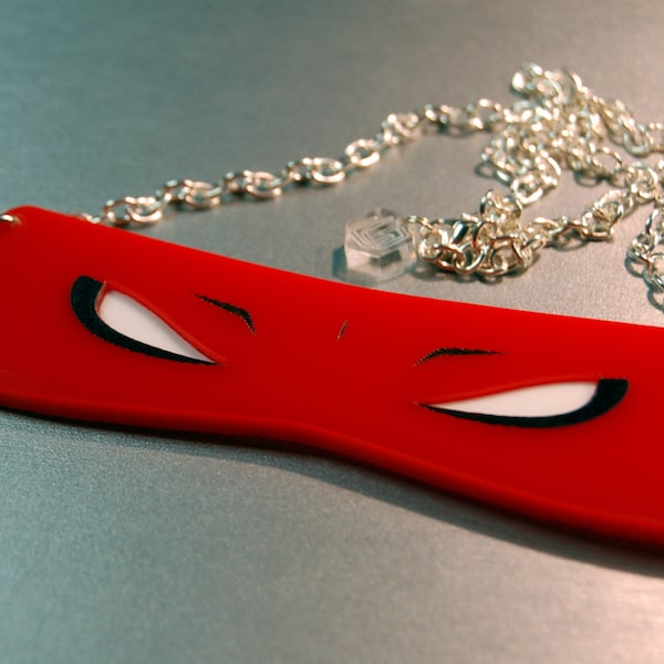 TMNT Turtles Mask Acrylic Necklace