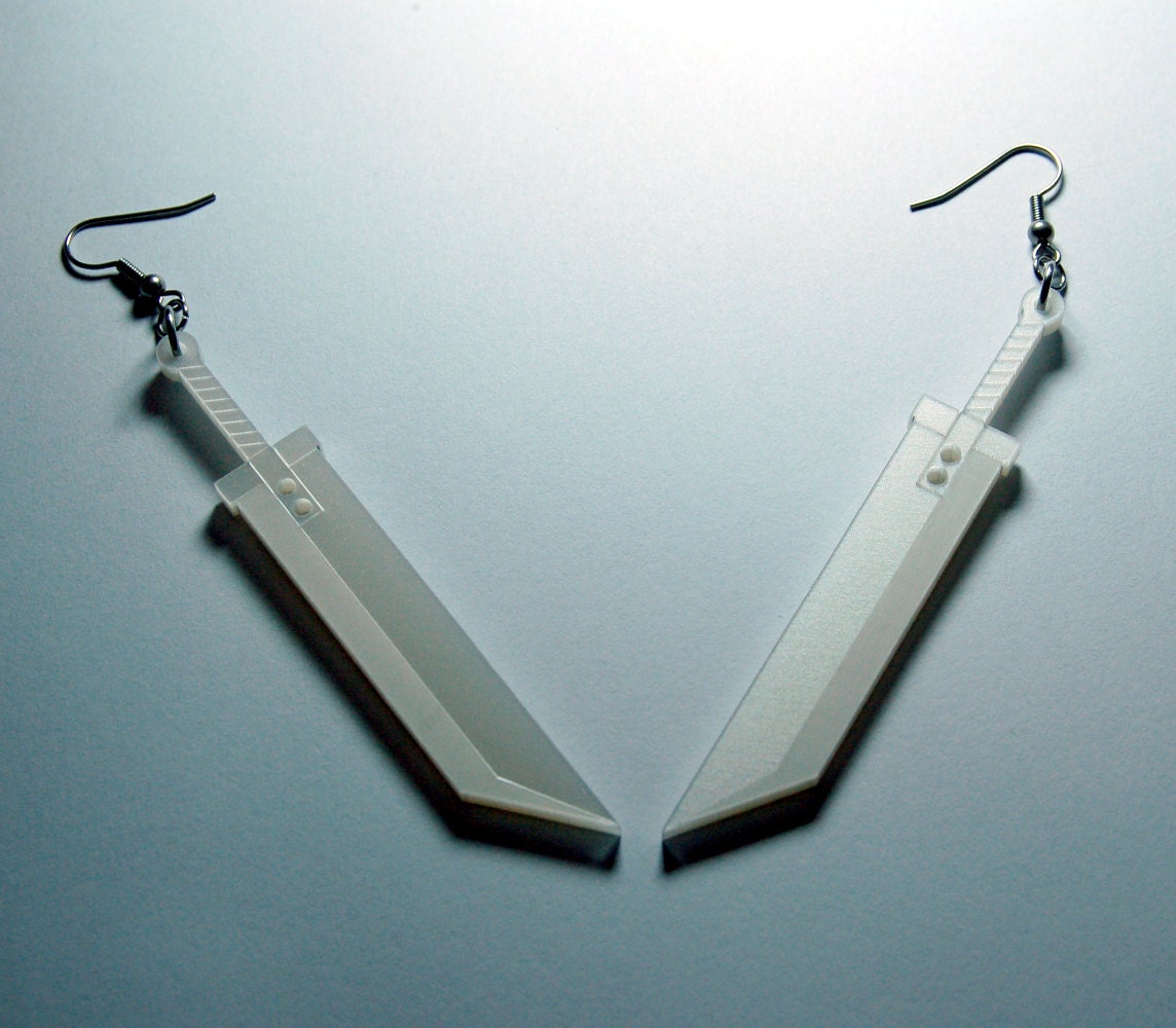 Buster Sword Earrings - Etsy