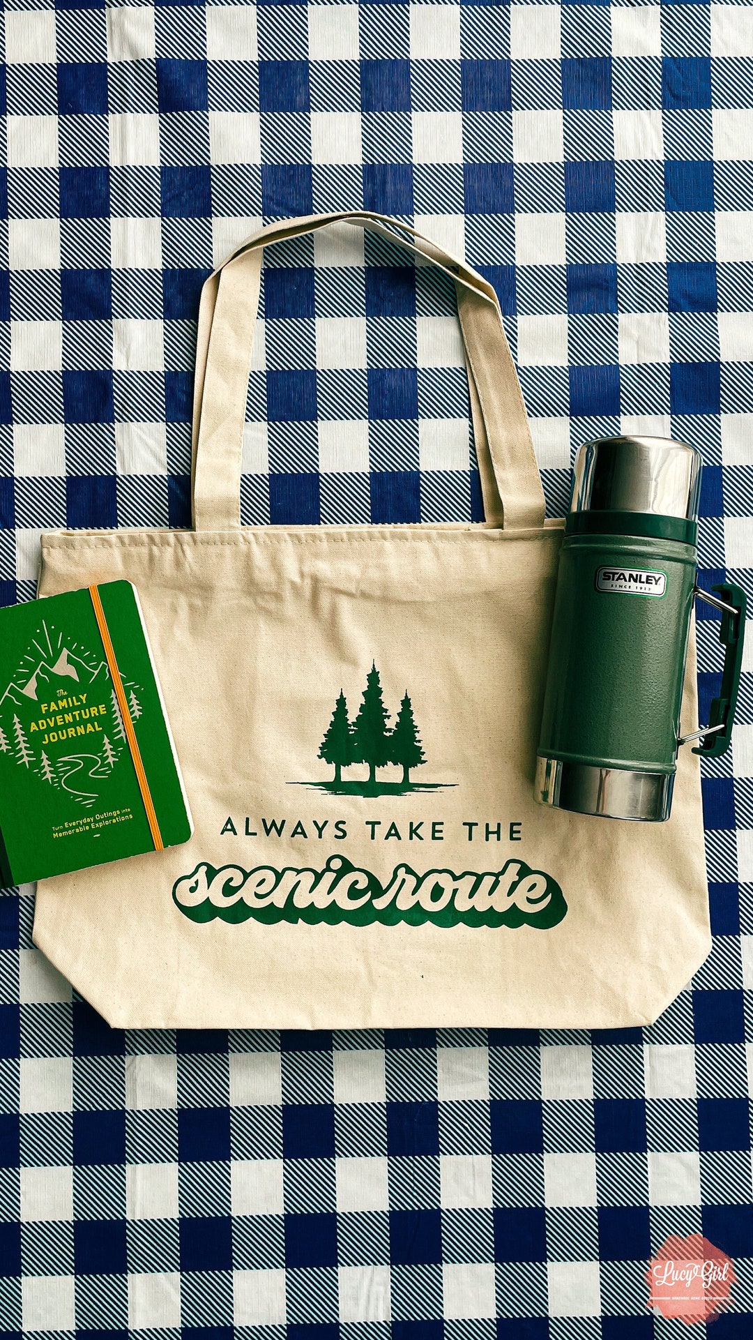 Always Take the Scenic Route Tote Road Trip Tote Adventure Etsy