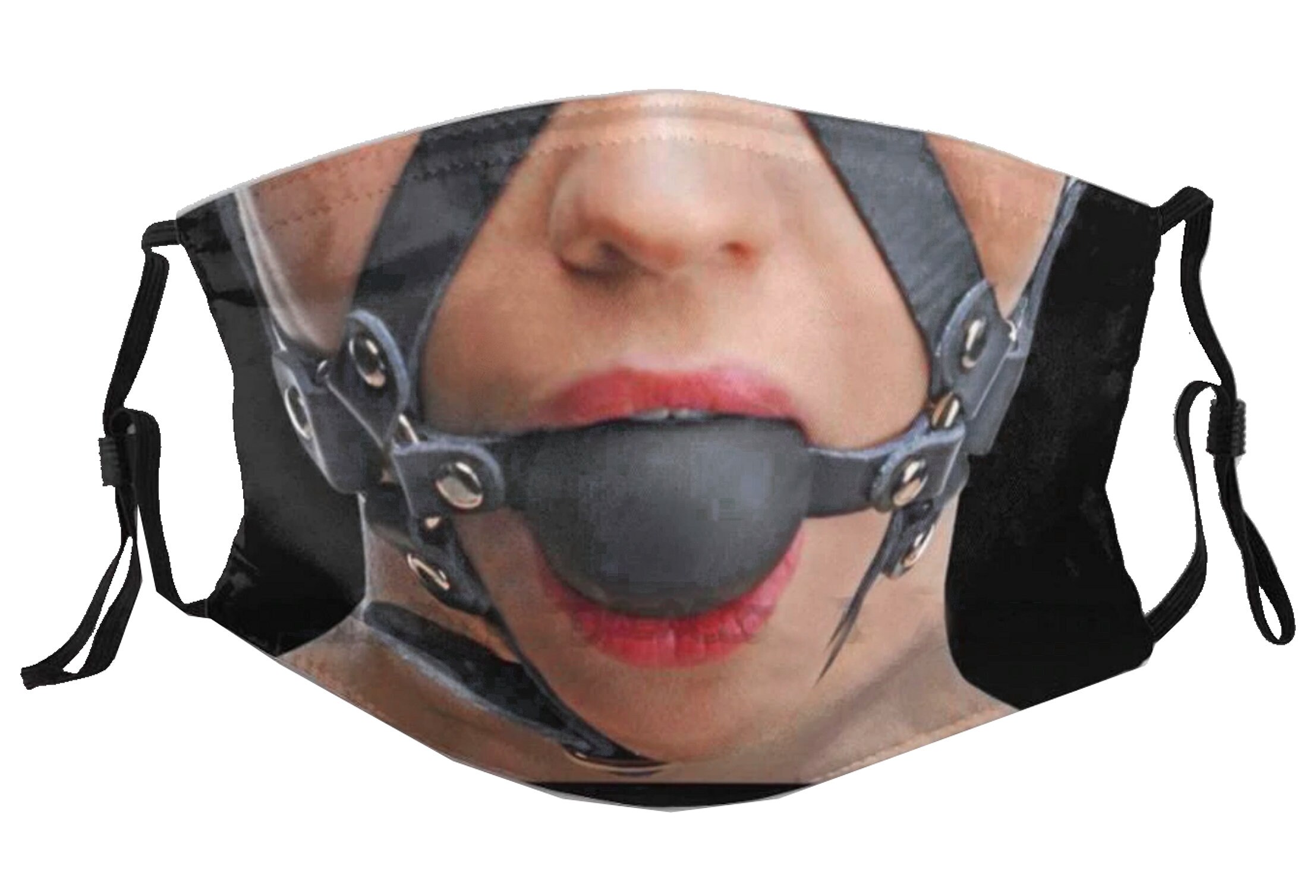 Ball Gag Face Mask 50 SHADES of GREY FREE Uk Postage Etsy