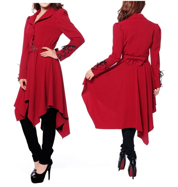 plus size fit and flare coat uk