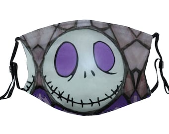 Jack Skellington Masque facial Cauchemar avant Noël adulte NBC cadeau pour lui son Noël d’Halloween Frais de port gratuits au Royaume-Uni