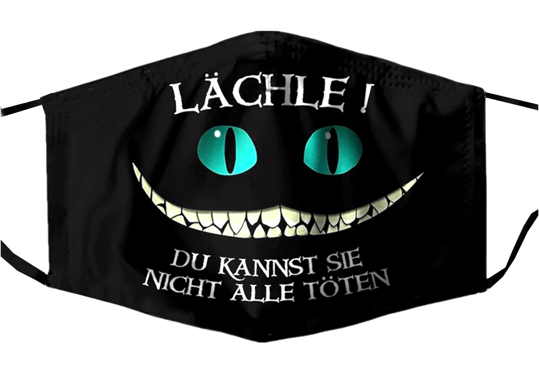 Cheshire Cat Face Mask Gothic Alice in Wonderland German Etsy UK