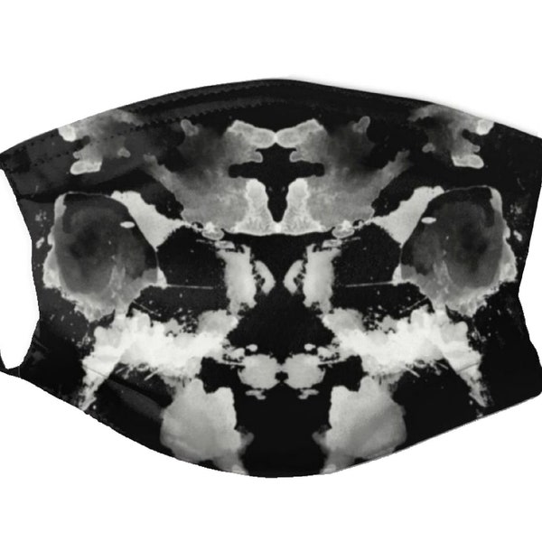 Ink Blot Rorschach Face Mask Watchmen Halloween Christmas New Year Party Free Uk Post